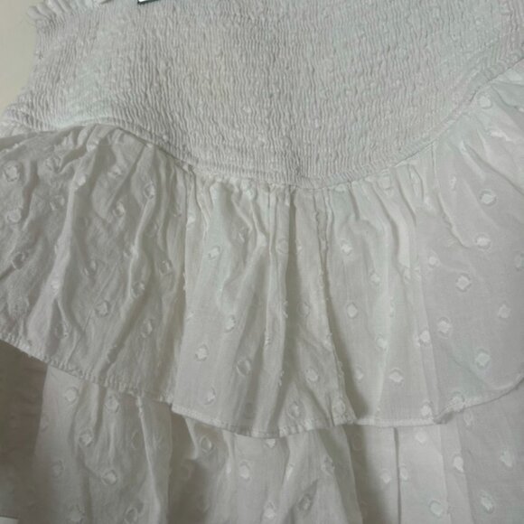 Mustard Seed White Flowy Mini Skirt - Picture 2 of 4